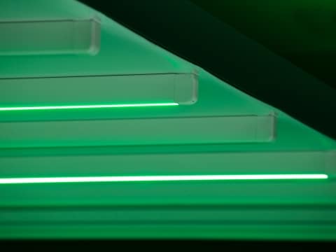 Nomo LED 01 b | Schiebemarkise LED-Beleuchtung auf Markisentuchträgern, LED-Stripes, grün | Svoboda