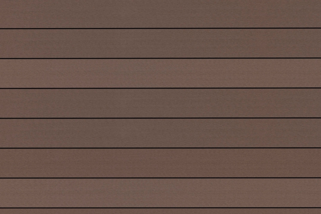 Fano WPC 25 | Musterbild Erdbraun glatt | Bodenbelag für den Außenbereich | Svoboda