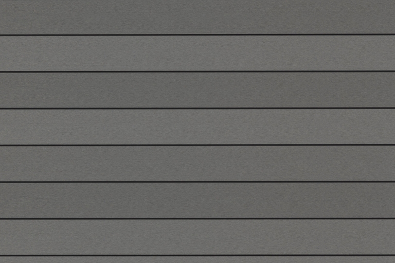 Fano WPC 25 | Musterbild Titangrau glatt | Outdoor Boden Belag für Terrassen | Svoboda Metalltechnik